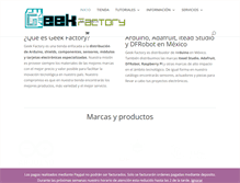 Tablet Screenshot of geekfactory.mx